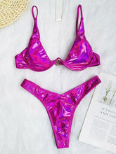 Conjunto de bikini con aros
